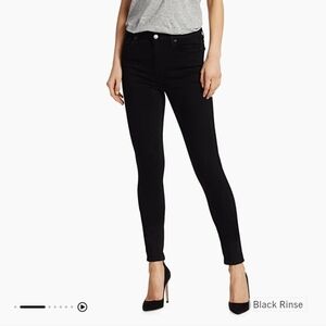 7 FAM Black the High Waist Skinny Jeans